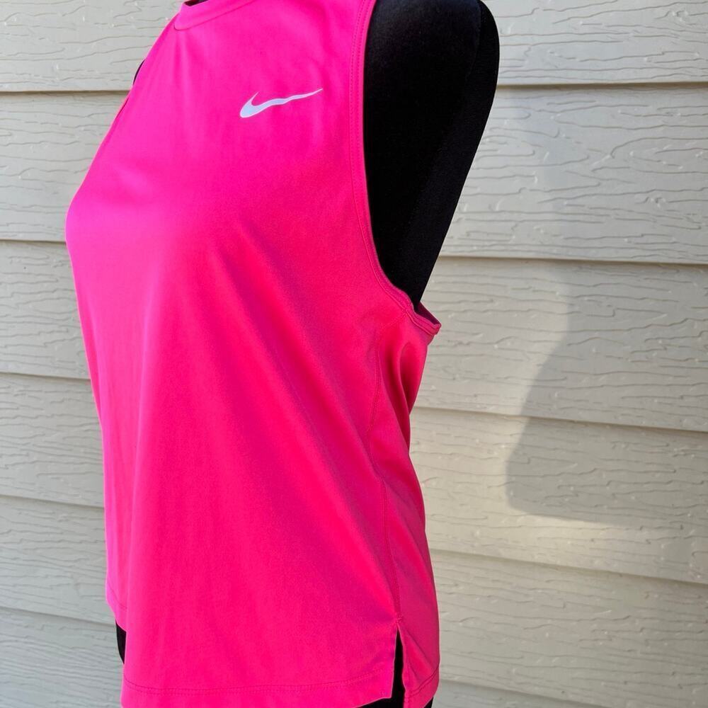 Nike, running, pink racerback, women's size S, tank top, DRI-FIT